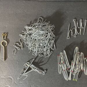 Huge Lot of VTG Curtain Drapery Pleating Hooks Curtain Hardware Mixed Lot